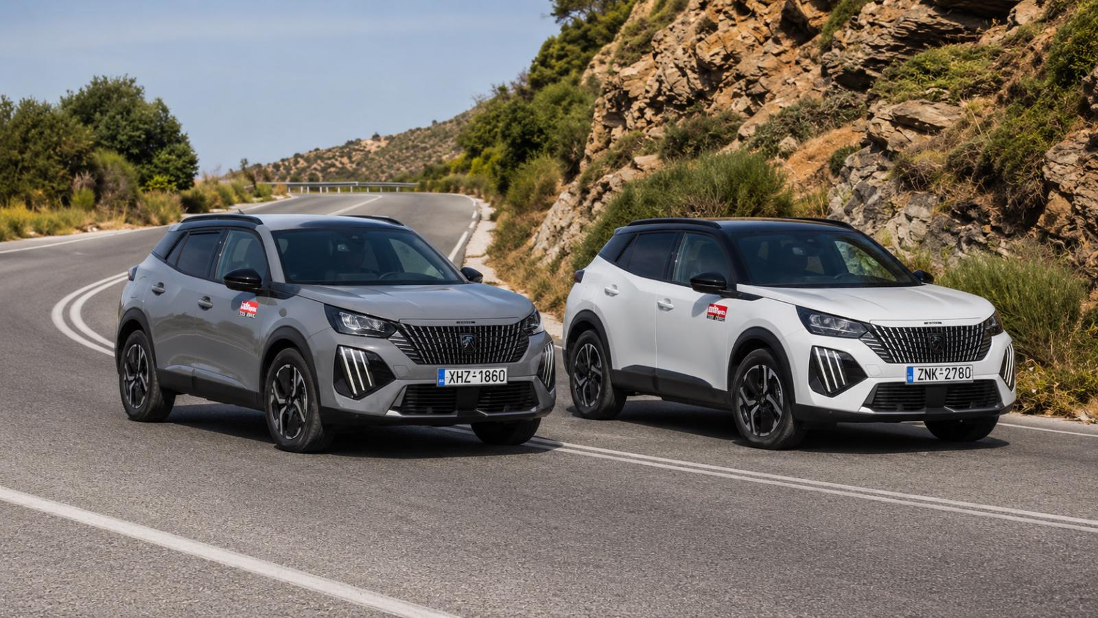 Peugeot 2008 vs Peugeot e2008 Peugeot 2008 vs Peugeot e2008